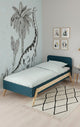 Retro Bed Dark Blue 90 cm