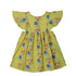 Amaya Baby Dress Vite Fiorita Limone