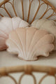 Velvet Shell Cushion Apricot Pearl