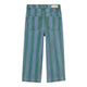 Retro Stripes Straight Denim Pant Base Denim Medium Wash