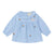 Flowers Embroidery Baby Blouse Ciel