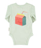 Juice Box Bodysuit Mint Green