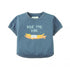 Chalice Cotton Barrel Tee Blue
