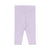 Ribbed Baby Legging Lilas