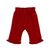 Baby Soft Velour Pants Cherry