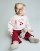 Baby Soft Velour Pants Cherry