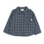 Baby Tartan Shirt Navy
