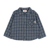 Baby Tartan Shirt Navy
