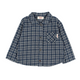 Baby Tartan Shirt Navy