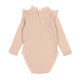 Baby Warm Rib Bodysuit Blush