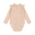Baby Warm Rib Bodysuit Blush