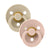 Bibs 2-Pacifiers Vanilla Blush 0/6 m