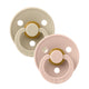Bibs 2-Pacifiers Vanilla Blush 0/6 m