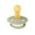 Bibs 2-Pacifiers Ivory Sage 6/18 m