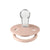 Bibs De Lux 2-Pacifiers Silicone Ivory Blush