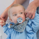 Bibs 2-Pacifiers Liberty Eloise Dusty Blue Mix 0/6 m