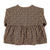 Animal Print Blouse Brown
