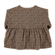 Animal Print Blouse Brown