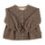 Animal Print Blouse Brown
