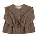 Animal Print Blouse Brown