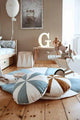 Patchwork Cushion Blue Candy
