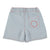 Indigo Stripes Shorts Ecru