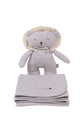 Cuddly Toy Lion Grey Melange Organic Cotton