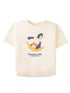 Chalice Cotton Barrel Tee Off White