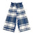 Checker Culottes Navy