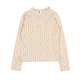 Cottage Rib T-Shirt Cream Pink