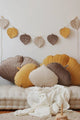 Velvet Leaf Cushion Cream