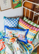 Sea Checkered Cushion