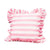 Azalea Stripes Cushion with Ruffle
