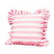 Azalea Stripes Cushion with Ruffle