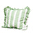 Field Stripes Cushion with Ruffle