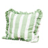 Field Stripes Cushion with Ruffle