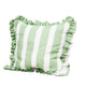 Field Stripes Cushion with Ruffle