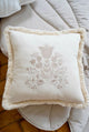 Boho Cushion with Embroidery