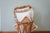 Decorative Velvet Pillow with Frills Caffe Latte
