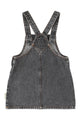 Apple Short Dress Washed Black Denim