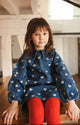 Odile Dress Denim Heart Blue