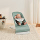 Bouncer Balance Soft Cotton Jersey Light Sage, Grey