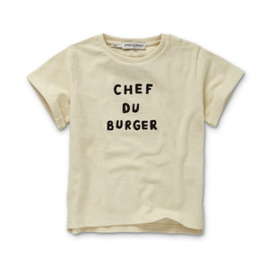 Chef Du Burger Baby T-Shirt Off-White