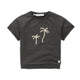 Palm Trees Sweatshirt Tee Asphalt Black