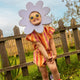 Ruffle Terry Jumpsuit Stripes Nectarine