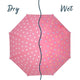 Pink Star Kids Color Changing Umbrella