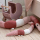 Sebra Knitted Mini-Cushion Sleepy Croc, Blossom Pink