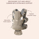 Baby Carrier Move Mesh Grey