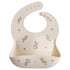 Mushie Silicone Bib Pink Flowers