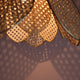 Suspension Fleur Double en Cannage